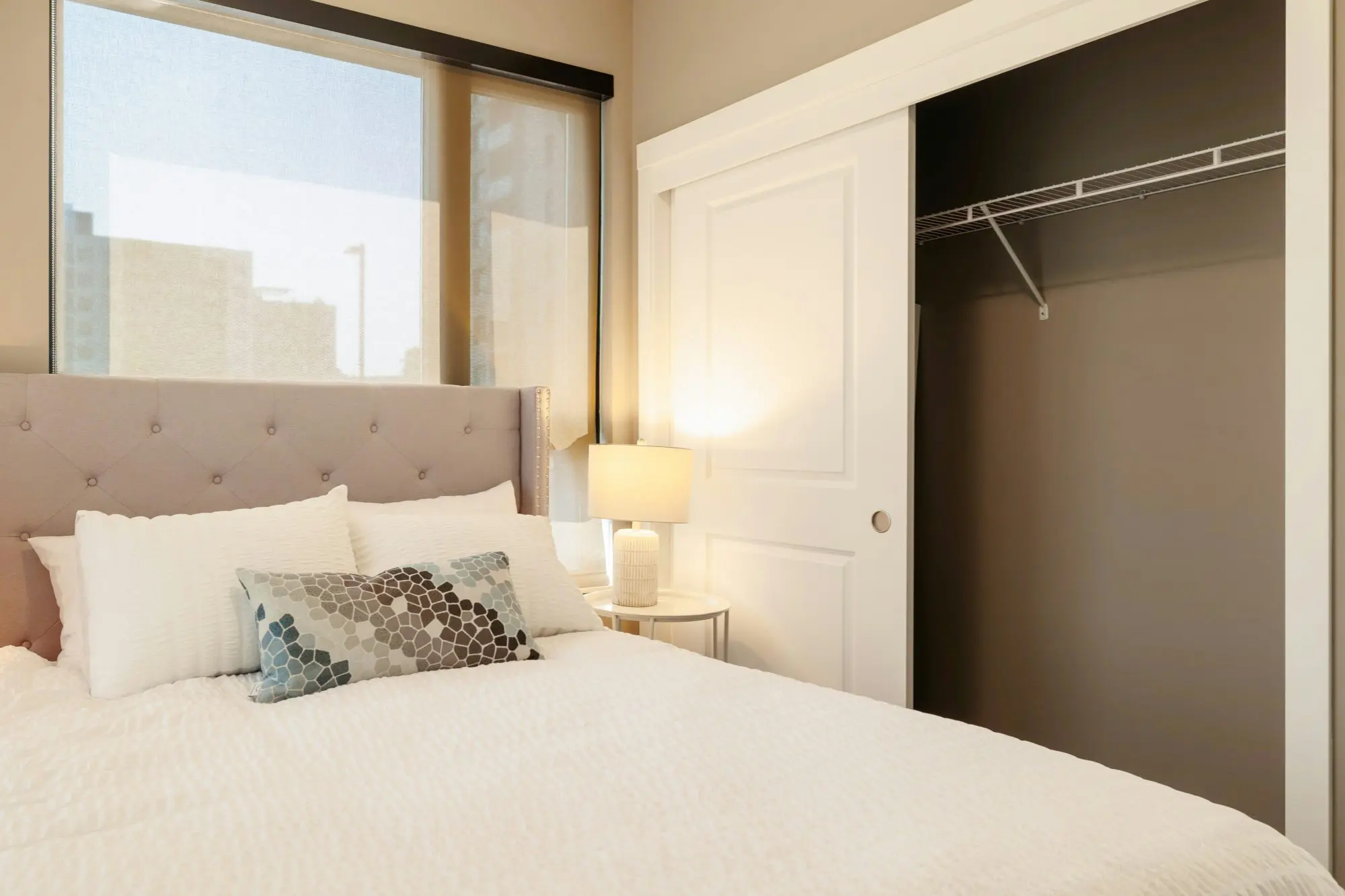 wardrobe in a small space